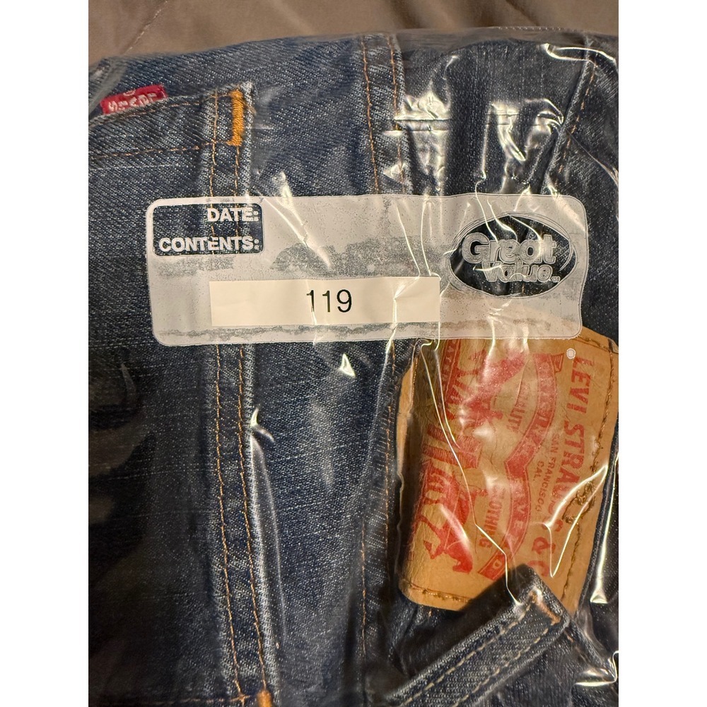 Levis 527 Slim Bootcut Jeans Mens 32x32 Medium Wash Blue Denim WaterLess - Picture 7 of 7